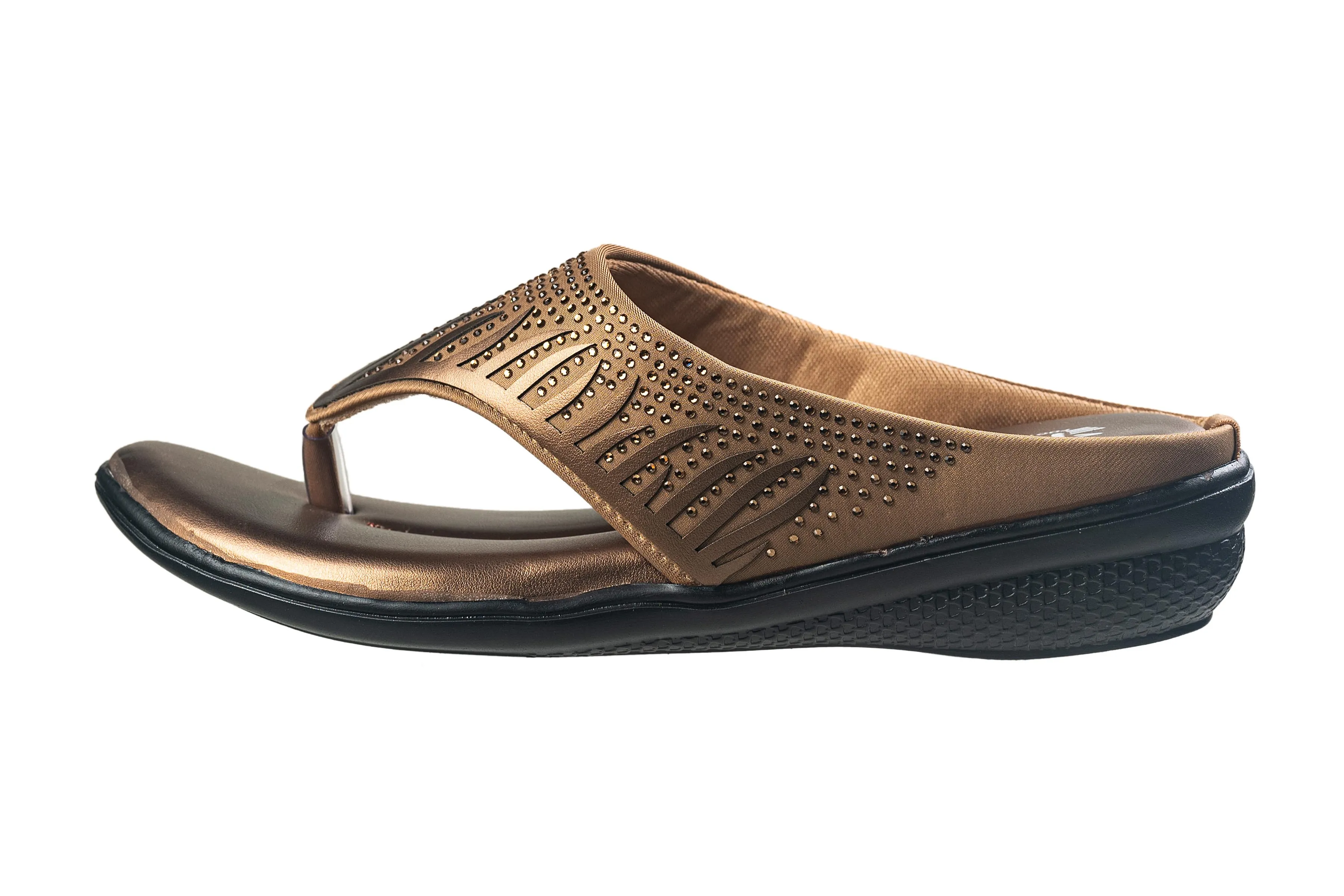 Titas Ladies Copper Chappal