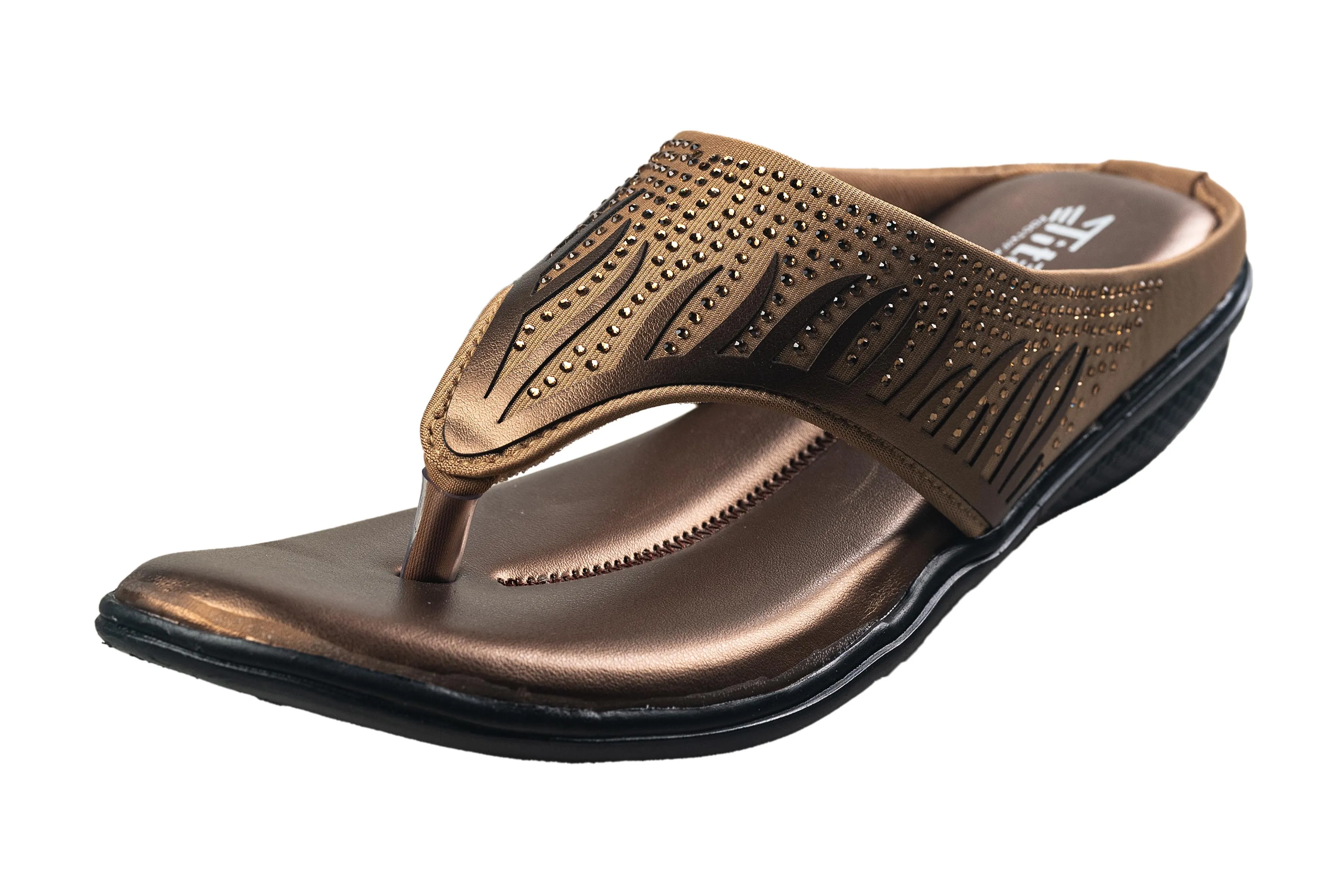 Titas Ladies Copper Chappal
