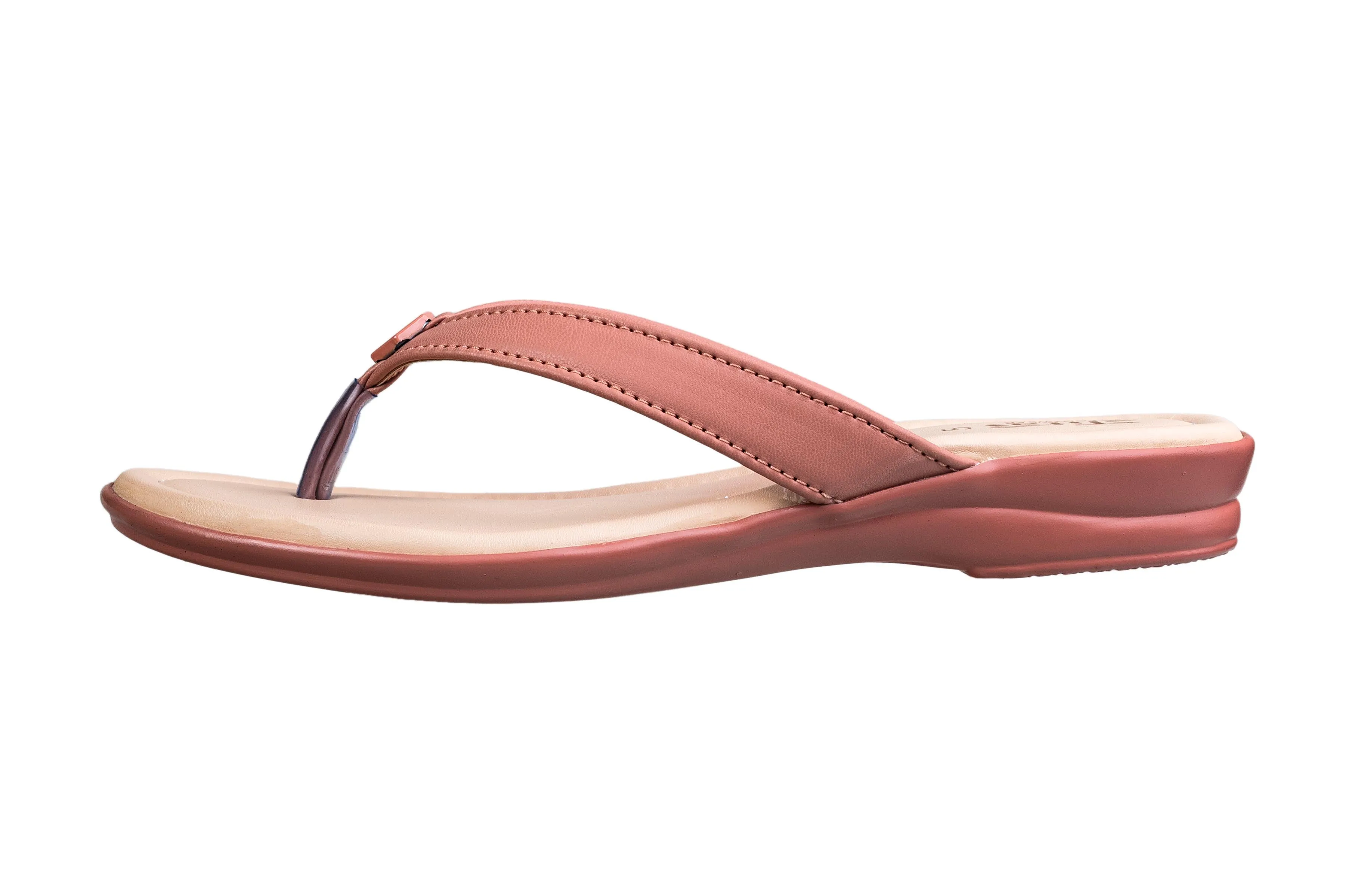 Titas Ladies Peach Chappal