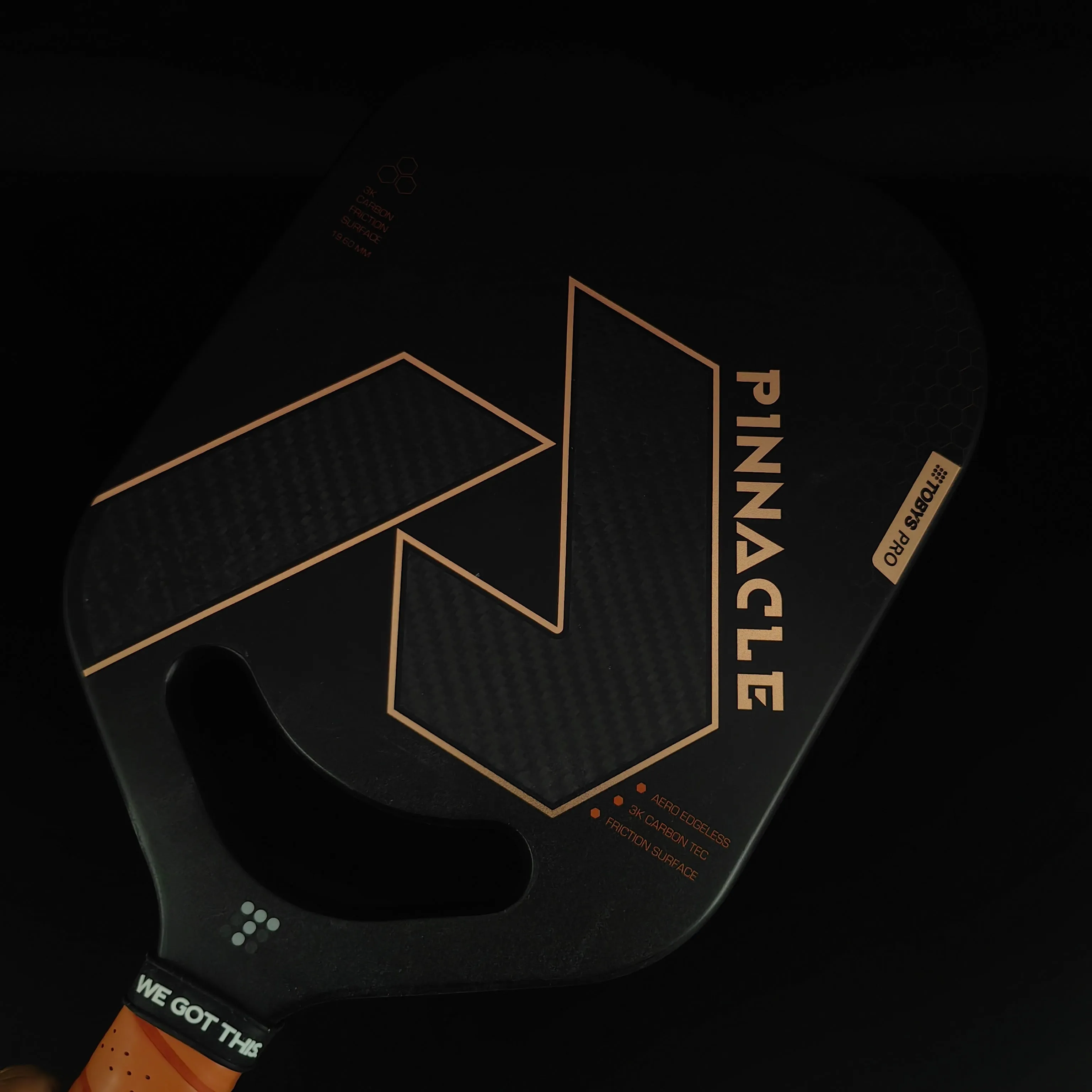 Toby's Pro Pinnacle Edgeless Pickleball Paddle