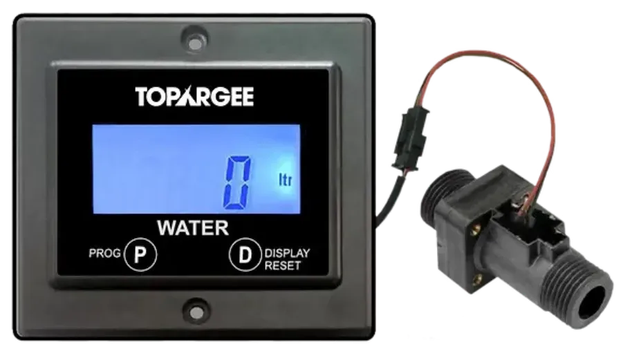 Topargee Flush Mount Water Gauge Complete install Kit