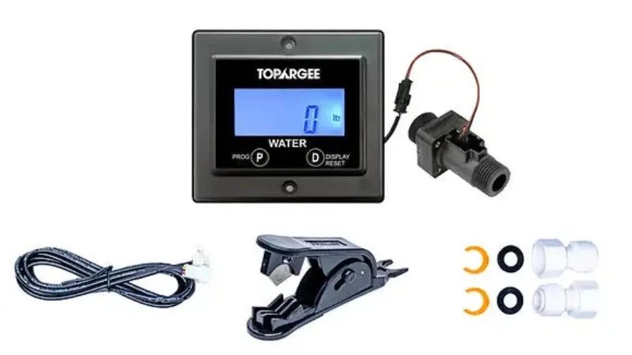 Topargee Flush Mount Water Gauge Complete install Kit