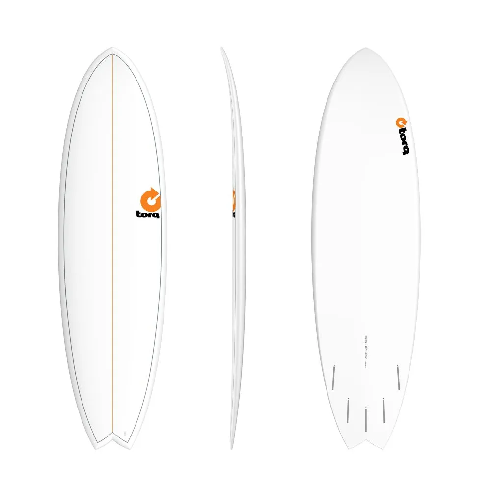 TORQ TET MOD FISH 6'6 WHITE