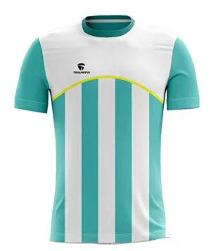 Triumph Unisex Sublimated Football Jersey Dark Light White Size S
