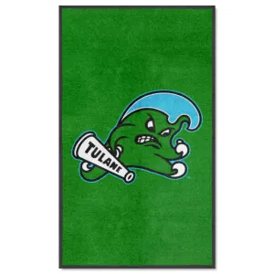 Tulane University 3X5 Logo Mat - Portrait