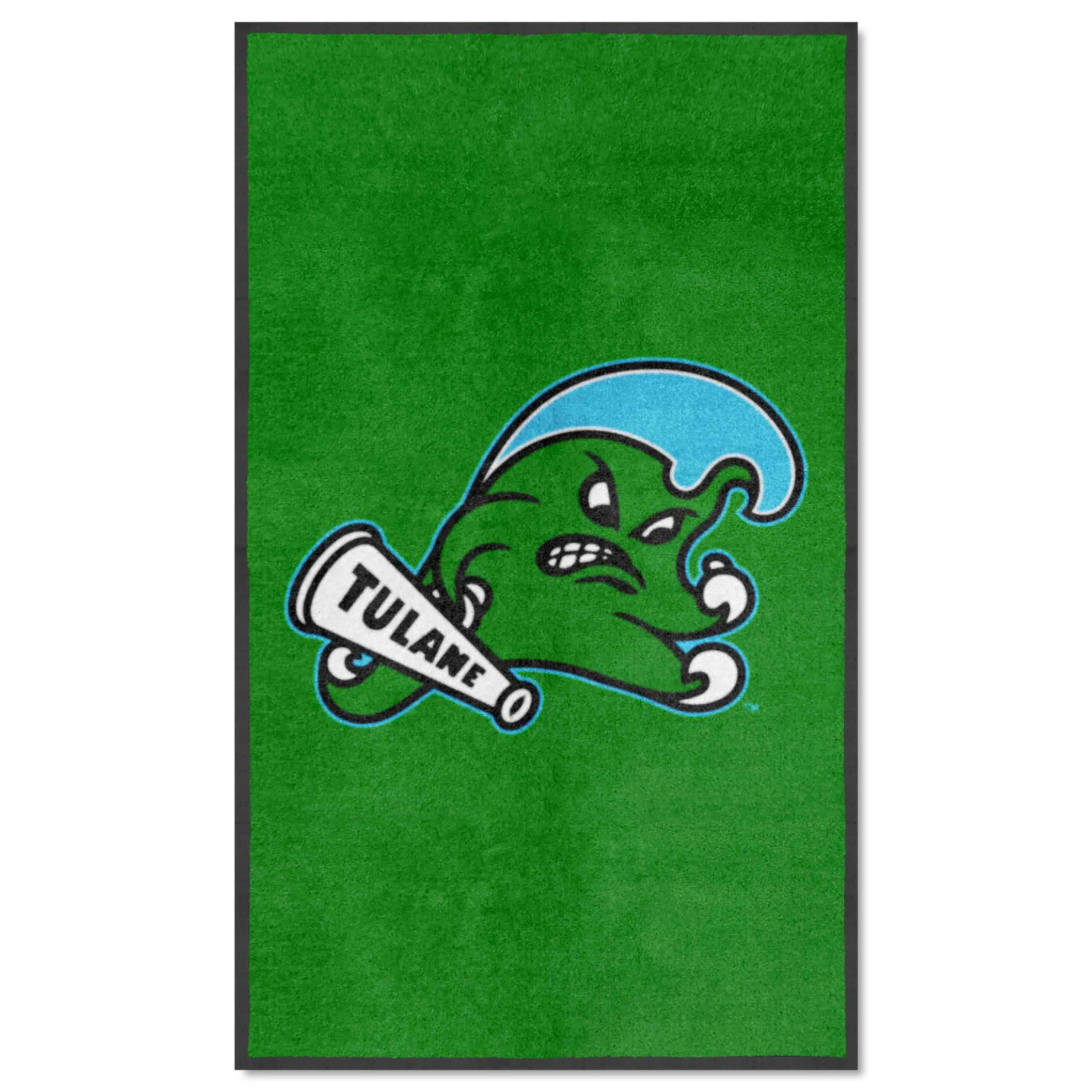 Tulane University 3X5 Logo Mat - Portrait