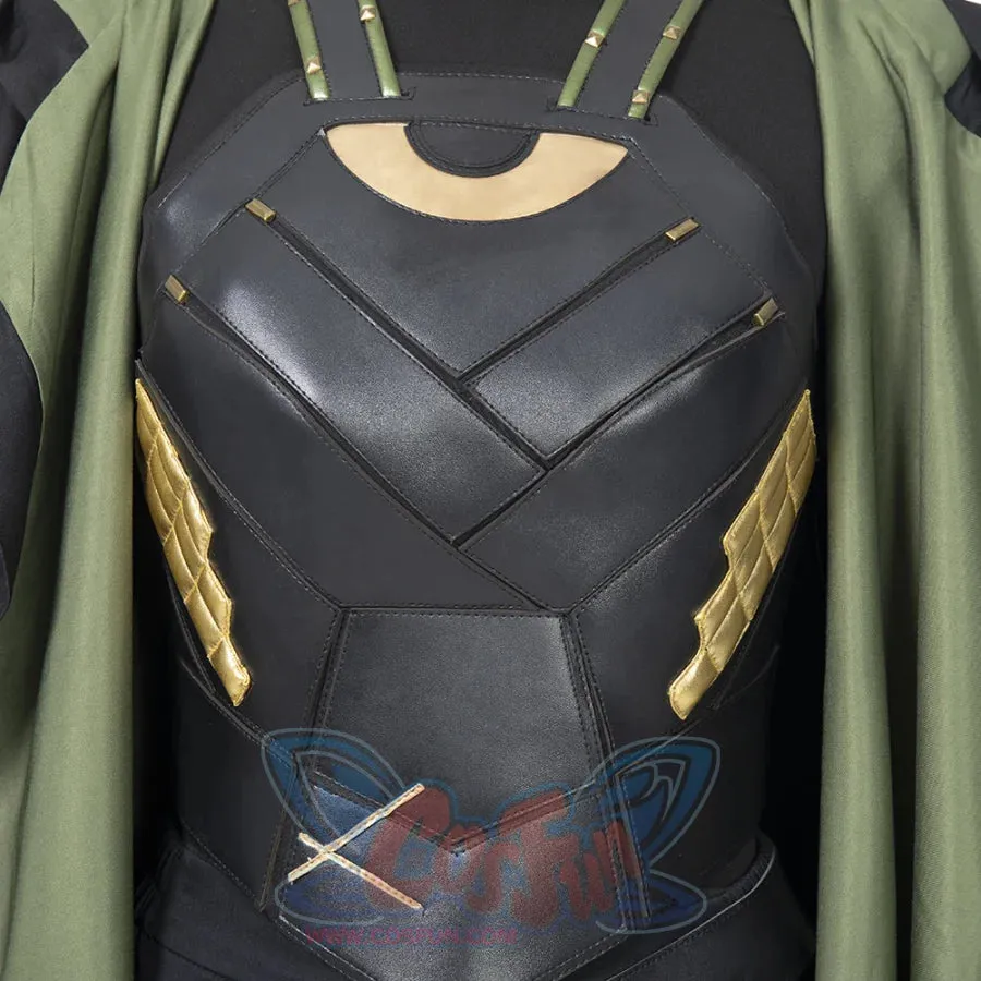 TV Show Loki Sylvie Cosplay Costume Dark Green Version C00654