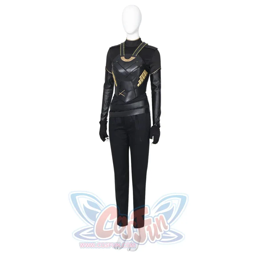 TV Show Loki Sylvie Cosplay Costume Dark Green Version C00654