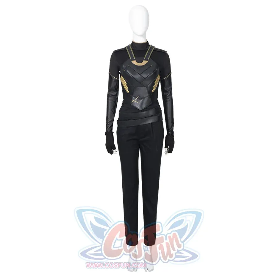 TV Show Loki Sylvie Cosplay Costume Dark Green Version C00654
