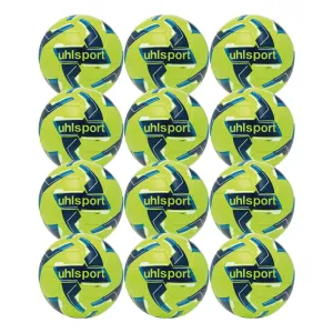 Uhlsport Team Training Football Size 4 Pack of 12 - Yellow
