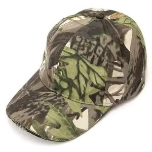 Unisex Sports LED Hat with 5LED Torch for Fishing Walking Running Camo Baseball Cap