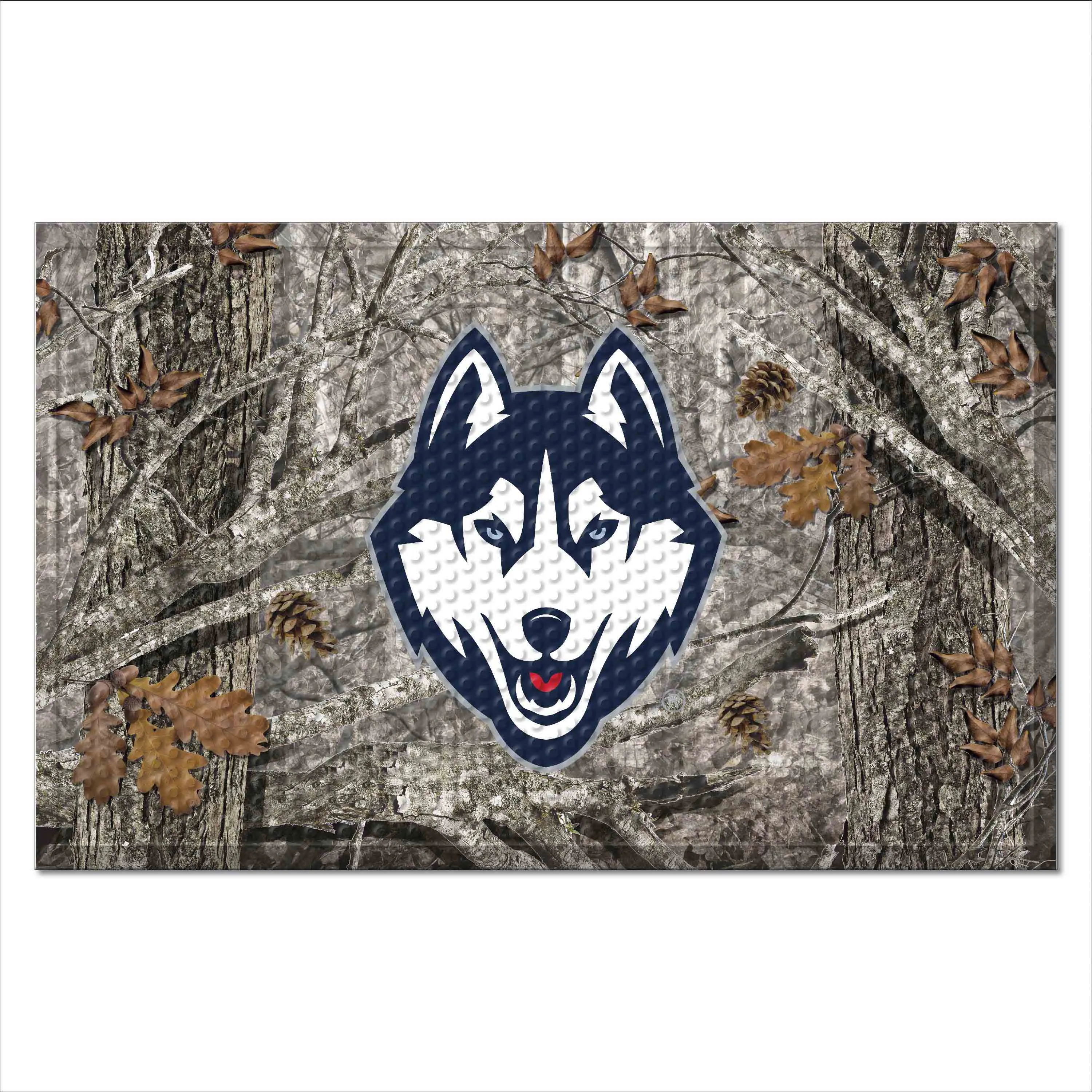 University of Connecticut Camo Scraper Mat