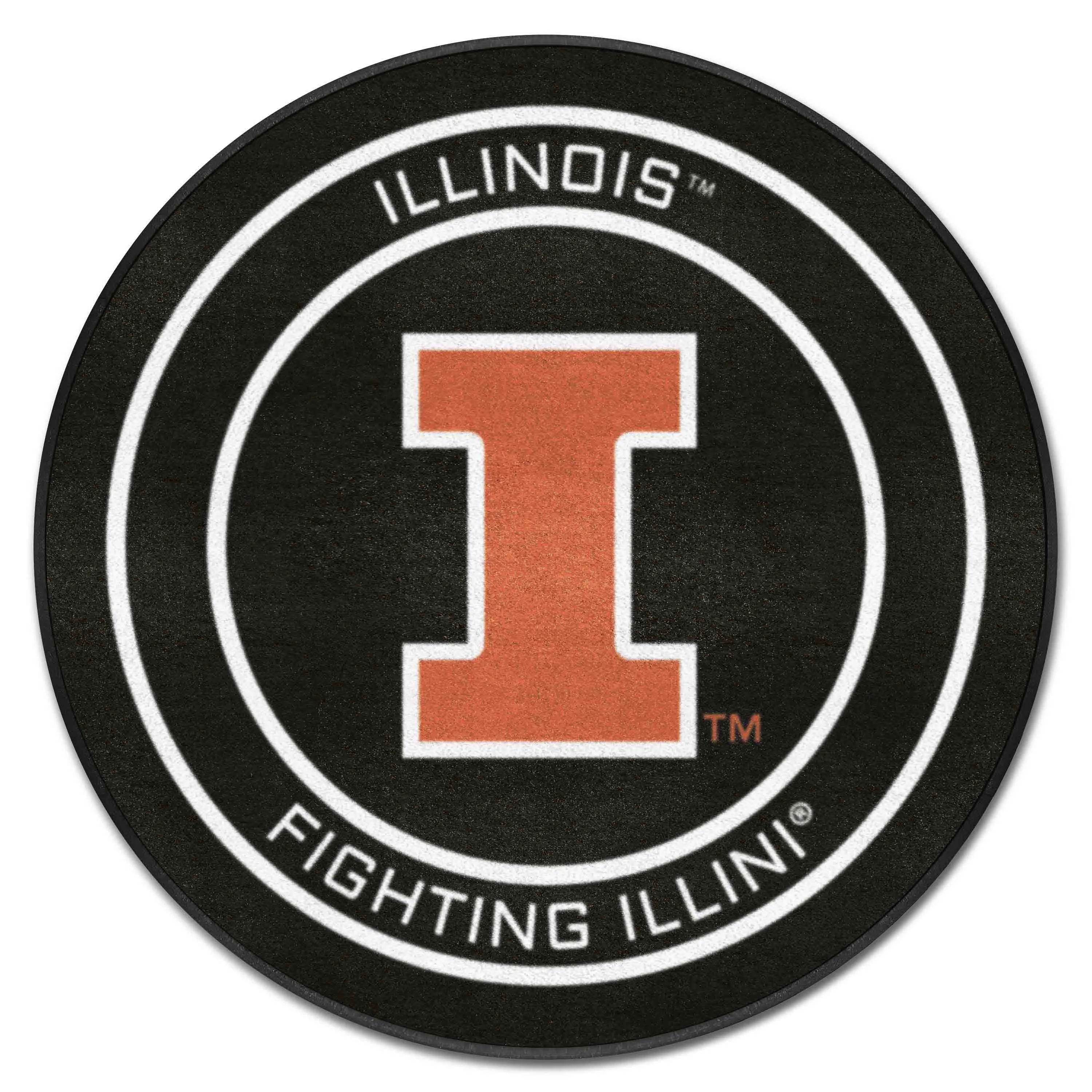 University of Illinois Puck Mat