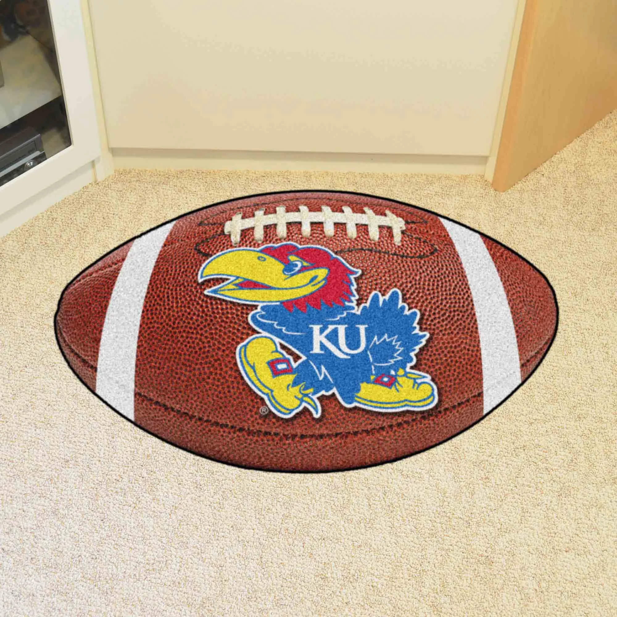 University of Kansas Football Mat