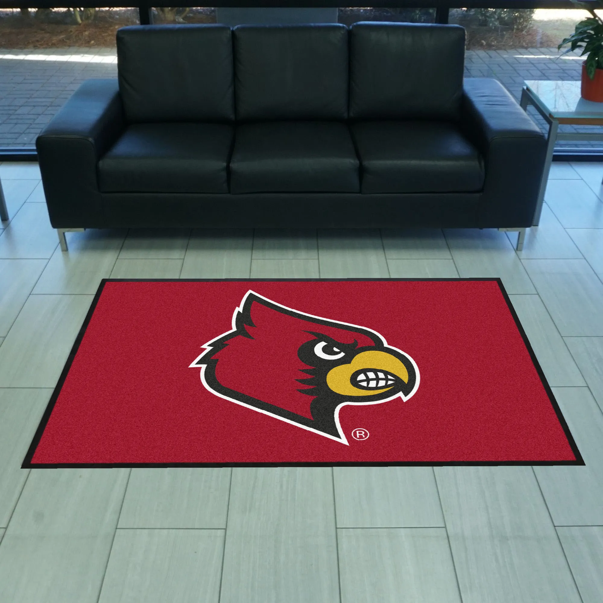 University of Louisville 4X6 Logo Mat - Landscape