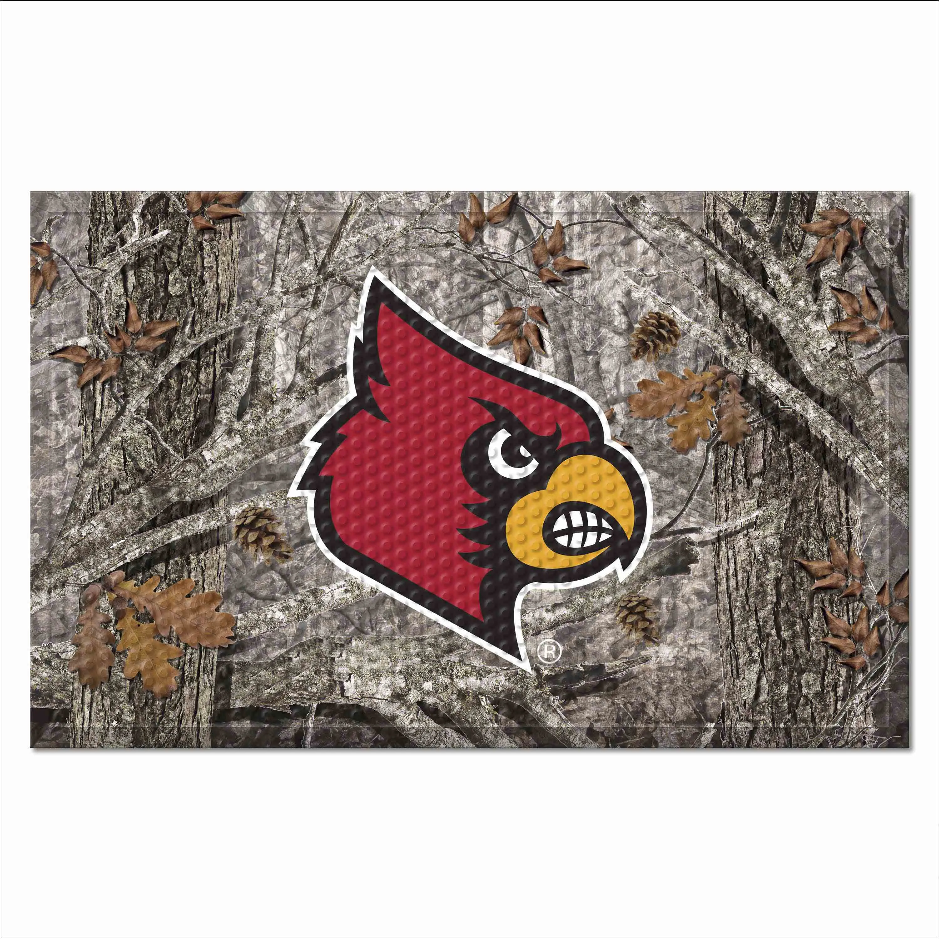 University of Louisville Camo Scraper Mat