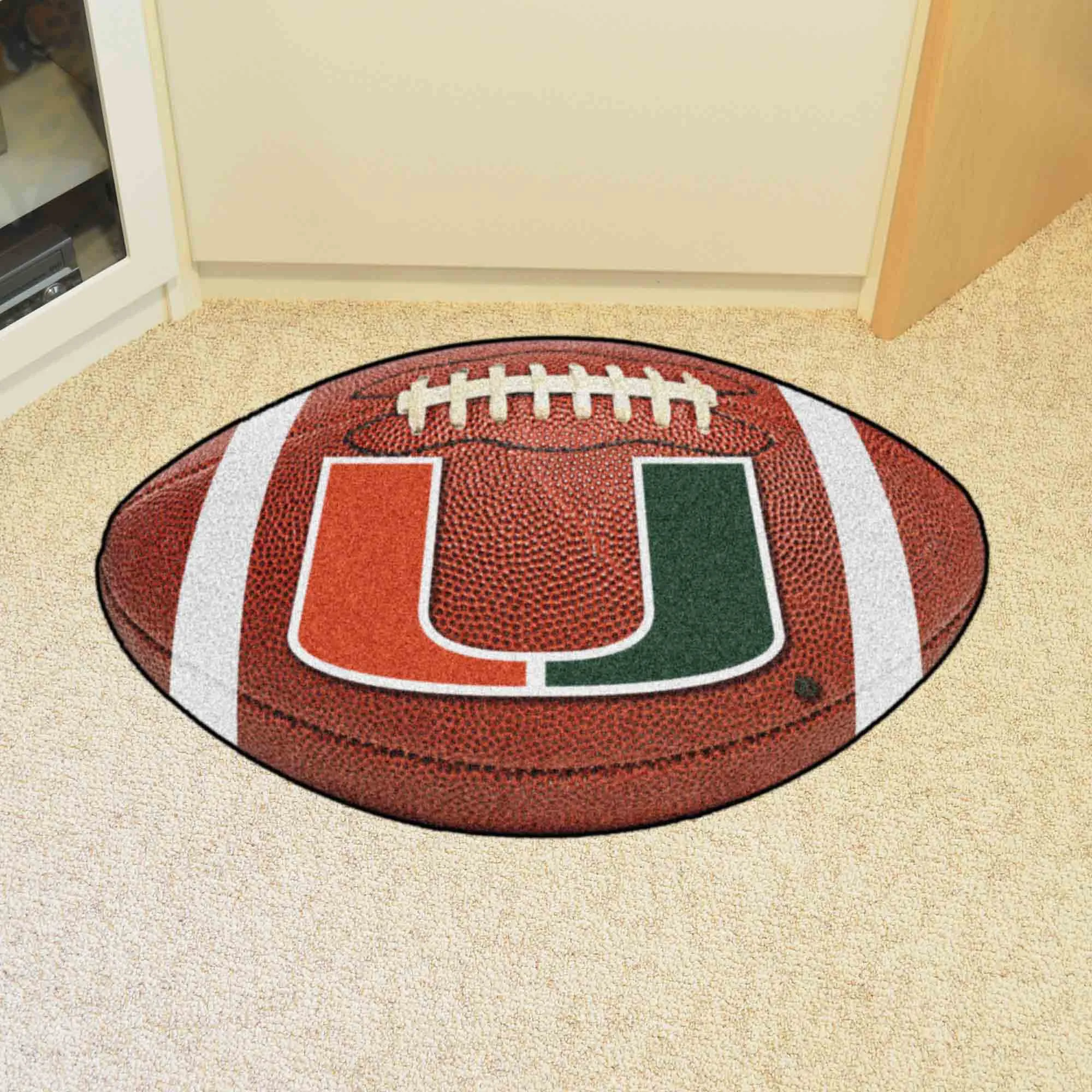 University of Miami Football Mat