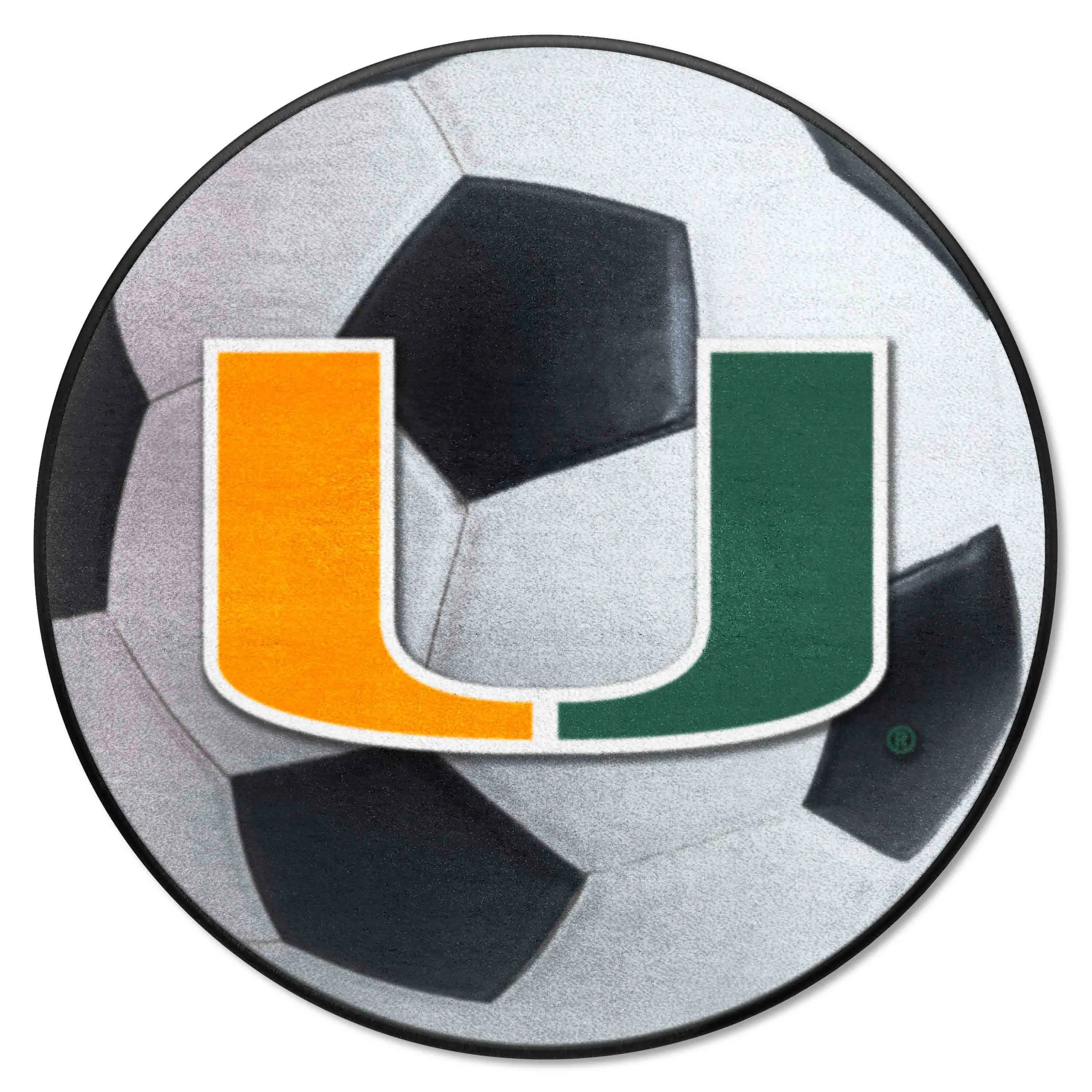 University of Miami Soccer Ball Mat
