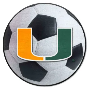 University of Miami Soccer Ball Mat