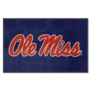 University of Mississippi - Ol 4X6 Logo Mat - Landscape