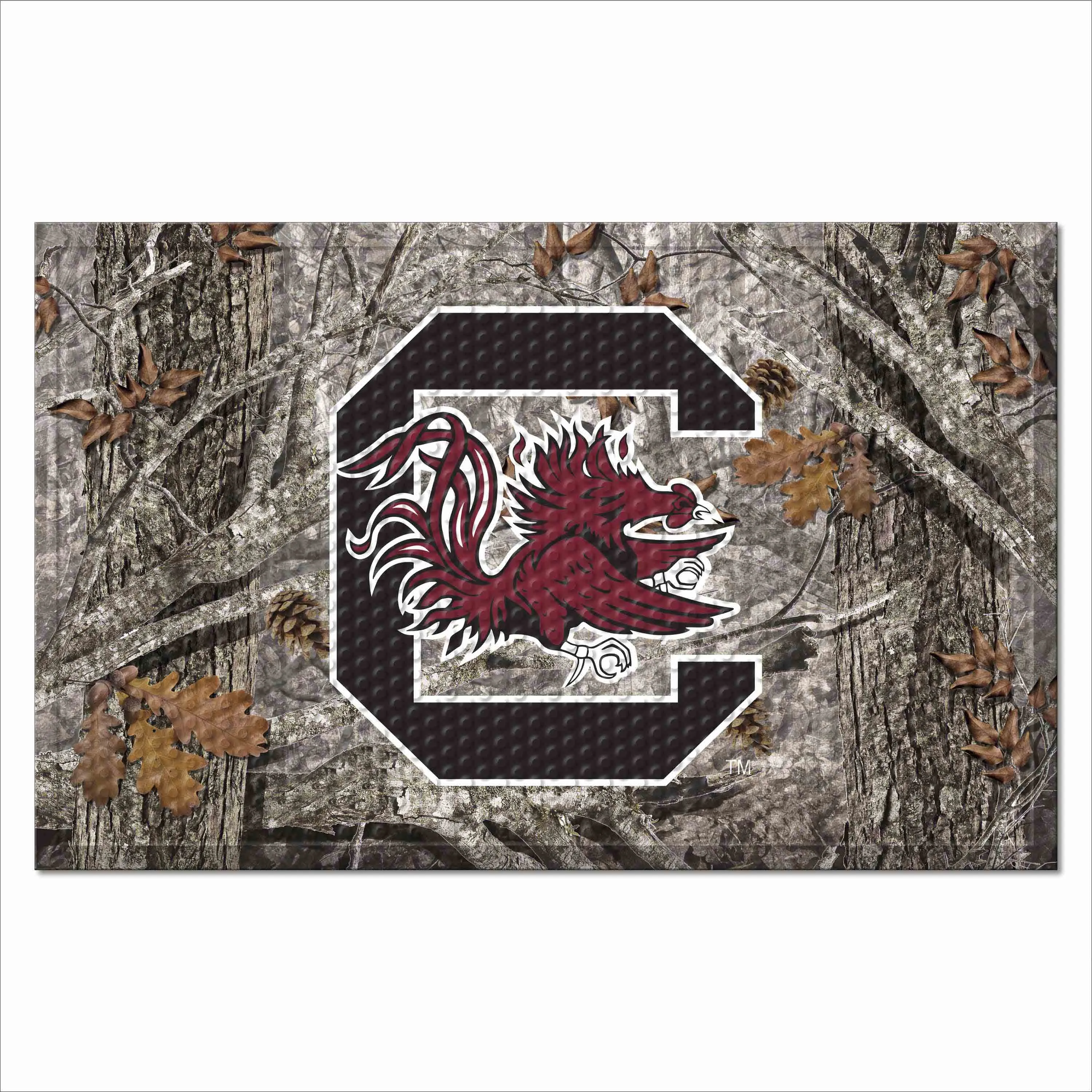 University of South Carolina Camo Scraper Mat