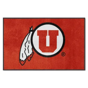 University of Utah 4X6 Logo Mat - Landscape