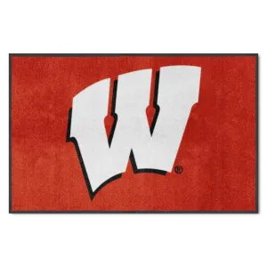 University of Wisconsin 4X6 Logo Mat - Landscape
