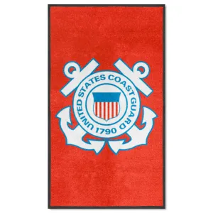 US Coast Guard 3X5 Logo Mat - Portrait