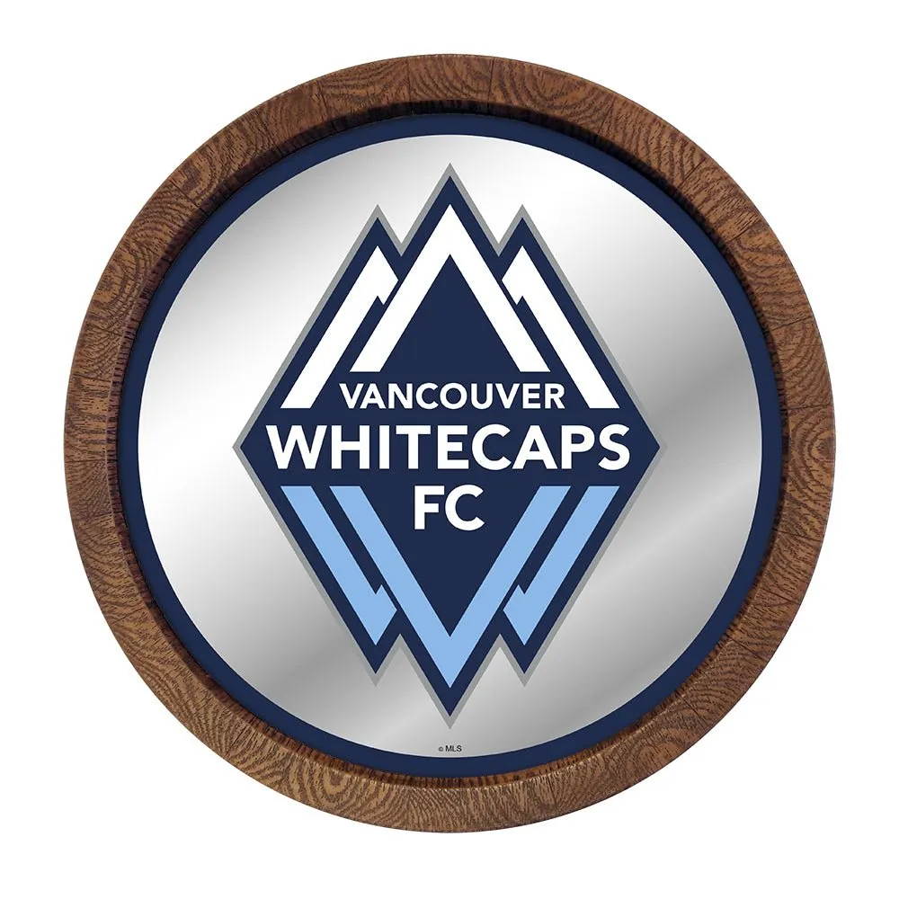 Vancouver Whitecaps FC: Barrel Top Framed Mirror Mirrored Wall Sign