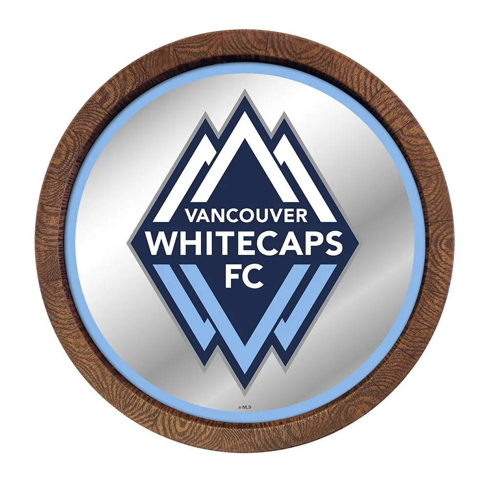 Vancouver Whitecaps FC: Barrel Top Framed Mirror Mirrored Wall Sign