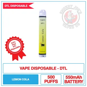 Vape Disposable - Lemon Cola - 20mg
