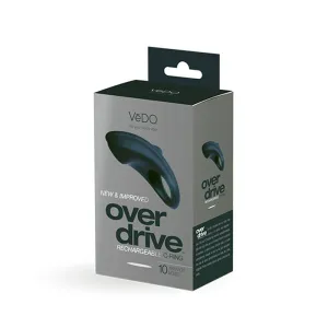 VeDO Overdrive  Rechargeable Vibrating Ring - Just Black