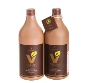 Vegan Hair Organic Progressive Brazilian Blowout Biotin Kit 2x1L - Prolisse