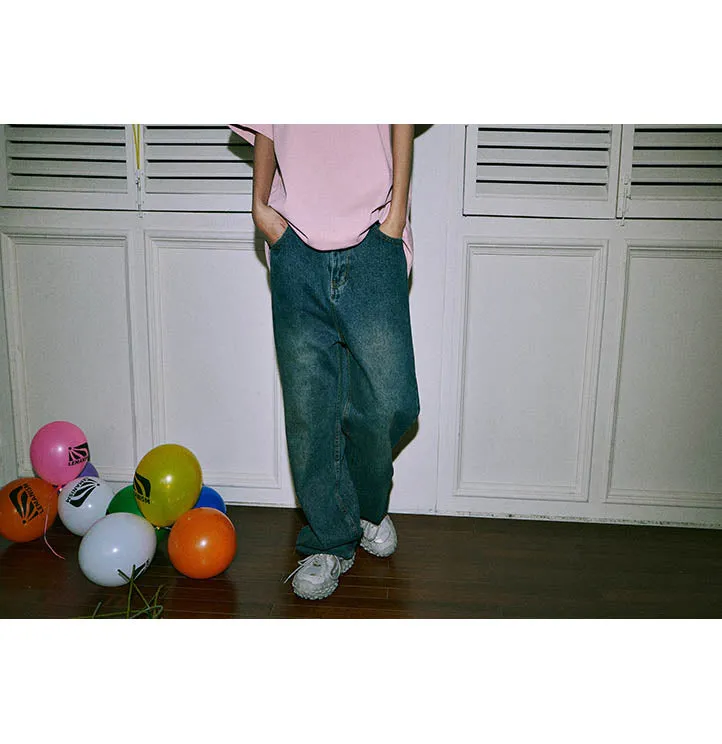 Vintage washed jeans-D866 | Inspanda