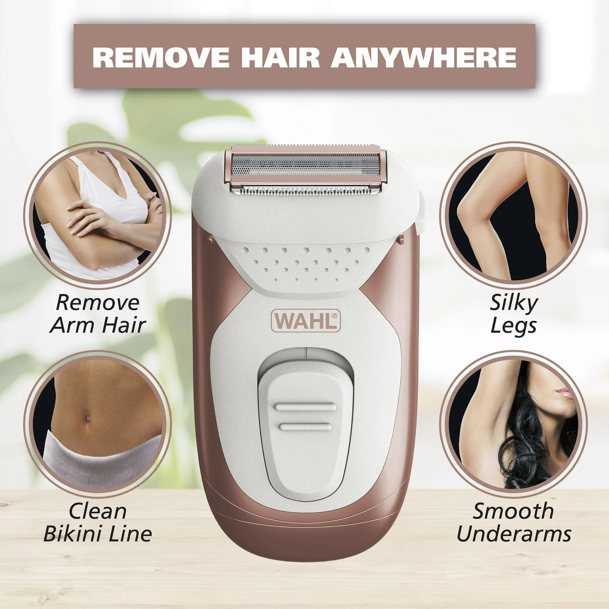 Wahl Smooth Confidence, Ladies Waterproof, Battery Shaver WT3024992