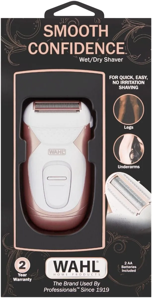 Wahl Smooth Confidence, Ladies Waterproof, Battery Shaver WT3024992