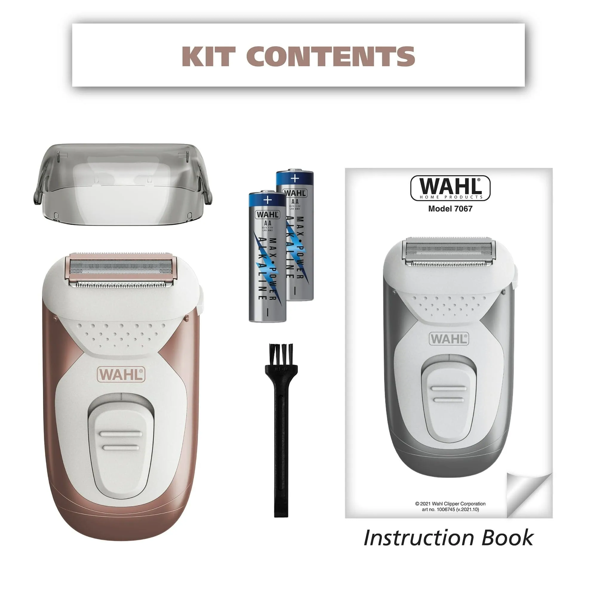 Wahl Smooth Confidence, Ladies Waterproof, Battery Shaver WT3024992