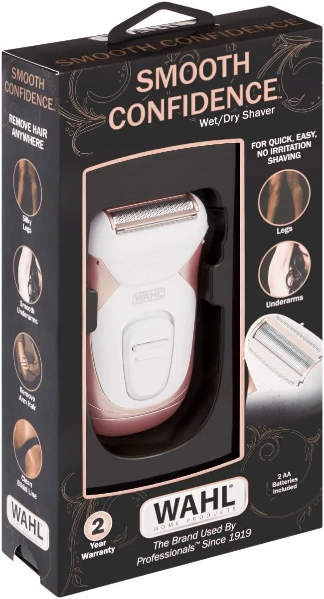 Wahl Smooth Confidence, Ladies Waterproof, Battery Shaver WT3024992