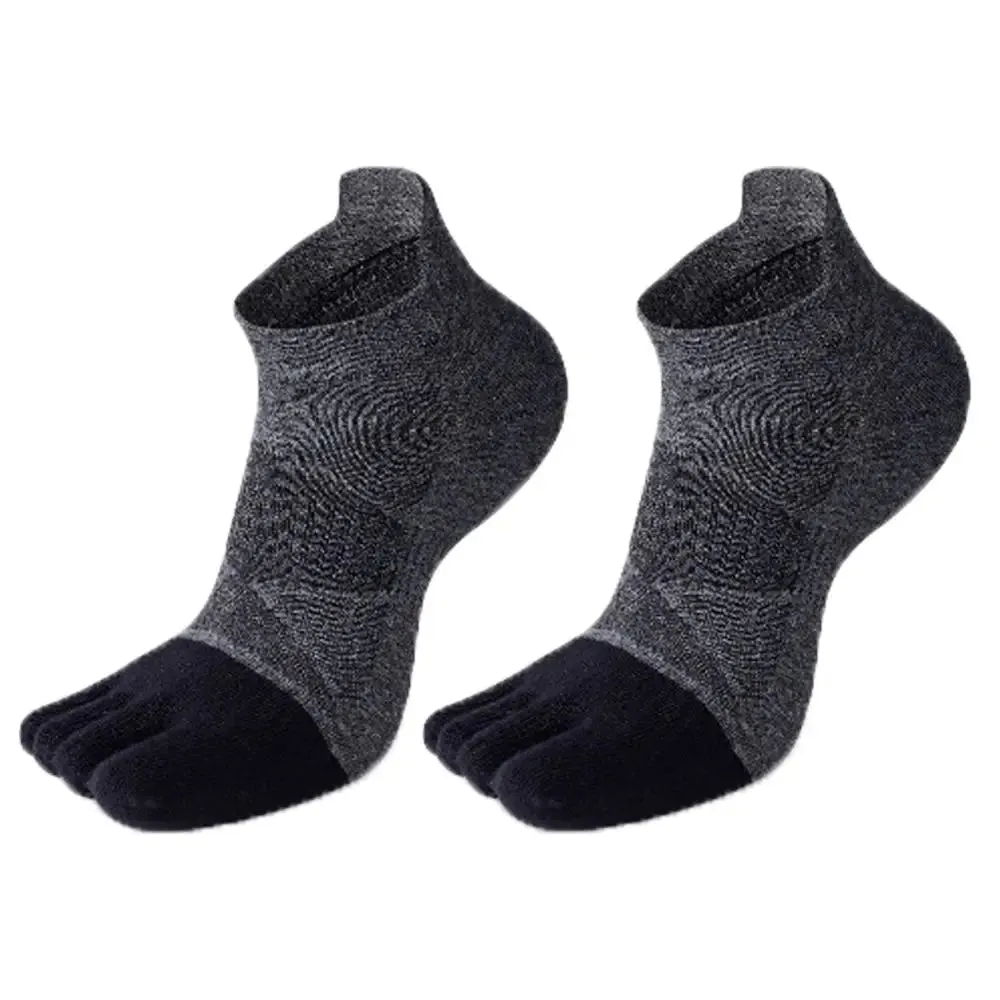 Warmth and Comfort for Winter: Cotton Five Toe Socks for Men's Soccer and Running