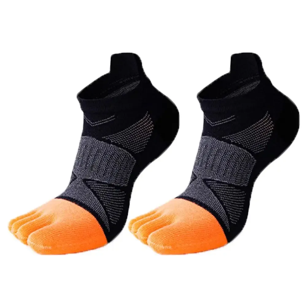 Warmth and Comfort for Winter: Cotton Five Toe Socks for Men's Soccer and Running
