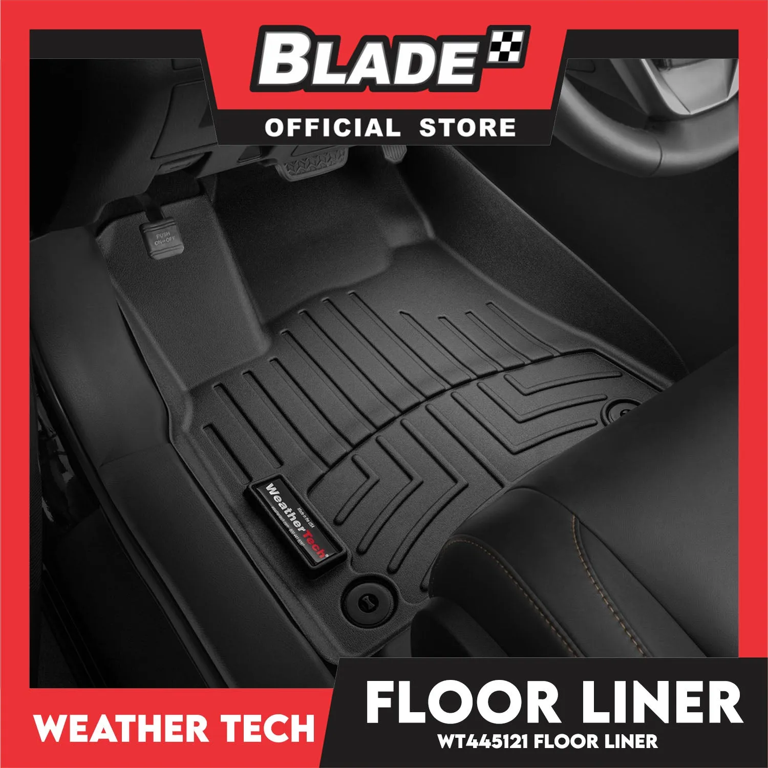 Weathertech Digital Fit Floor Liner Toy. Innova/Hilux/Fortuner'14 WT445121