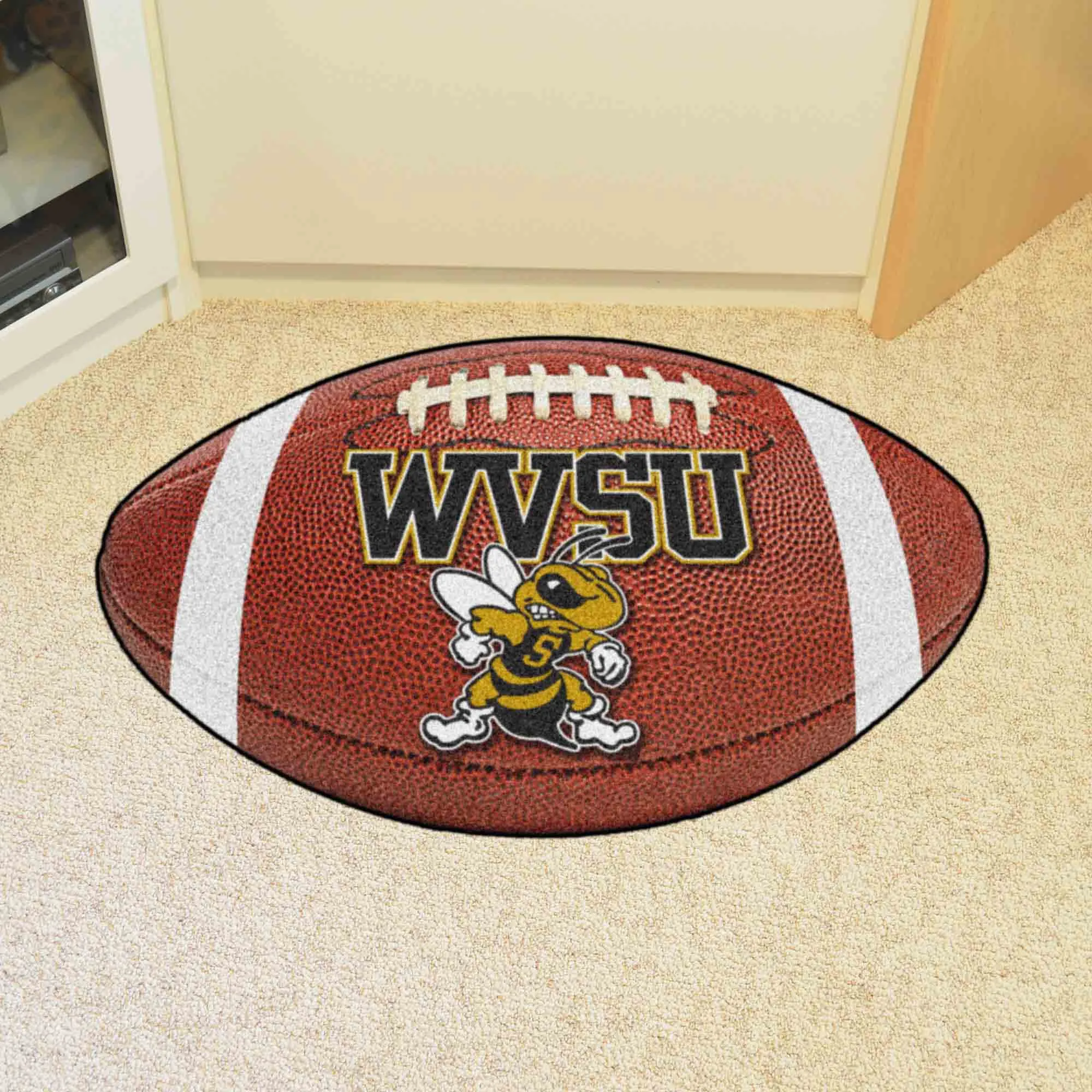 West Virginia State University Football Mat