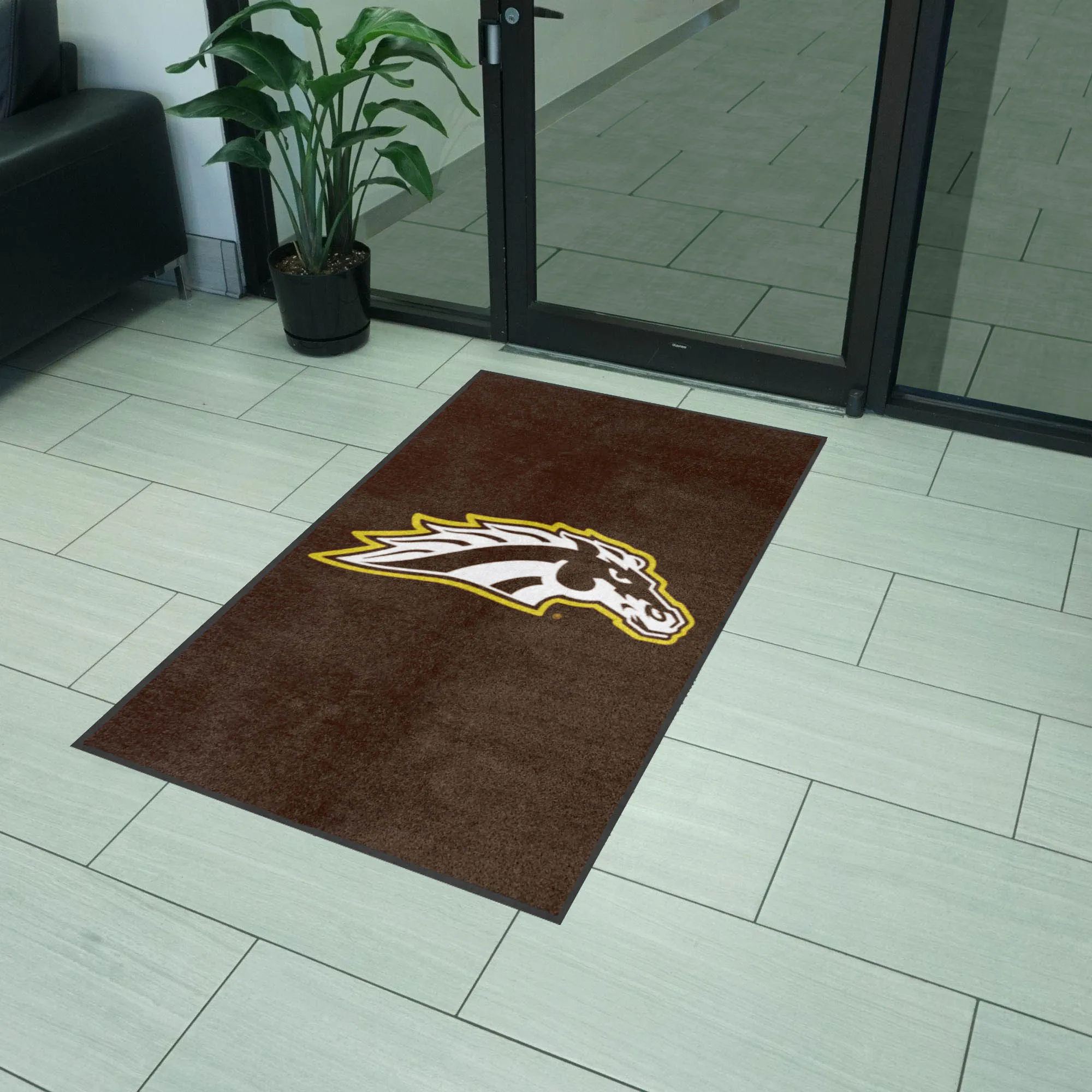 Western Michigan University 3X5 Logo Mat - Portrait