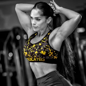 Women Push-Up Sports Bra - Camo