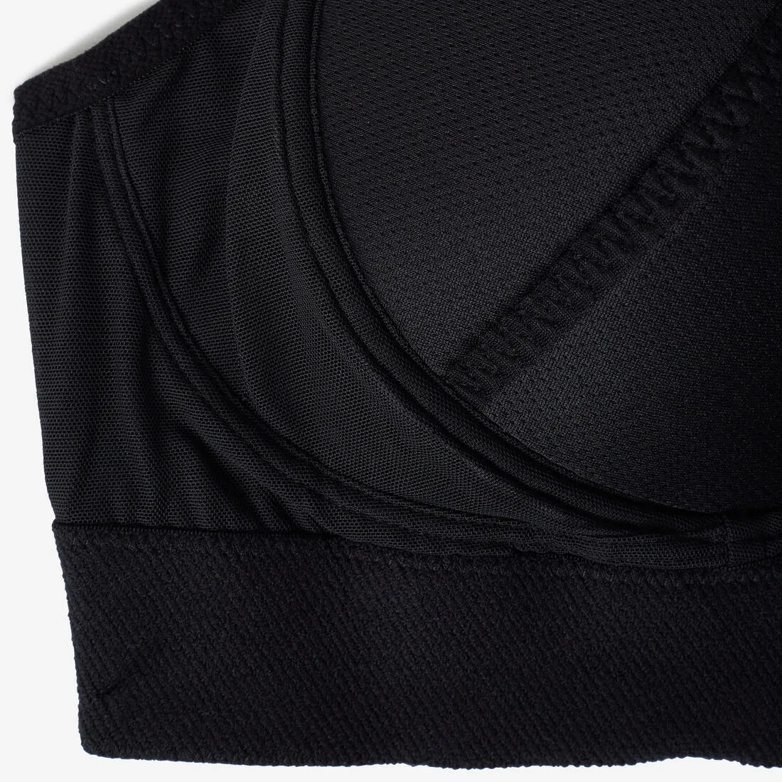 Women's High Support Convertible Strap Sports Bra, E-H Cups - Black