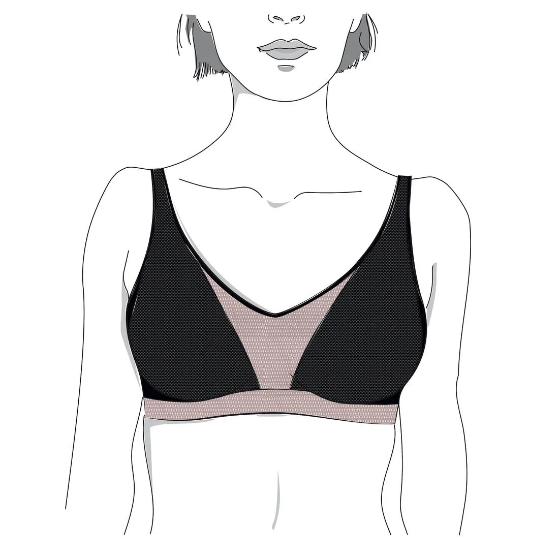 Women's High Support Convertible Strap Sports Bra