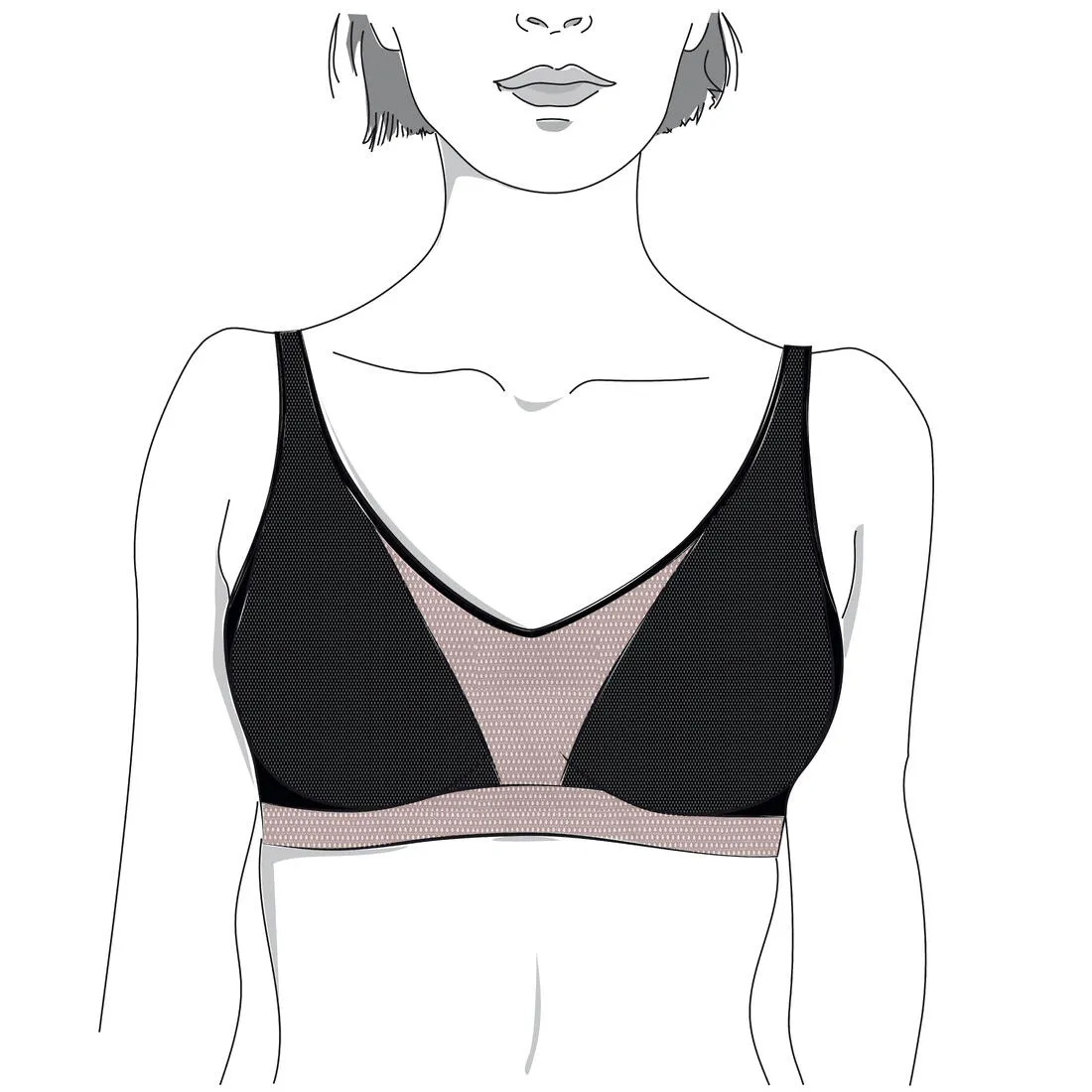 Women's High Support Convertible Strap Sports Bra
