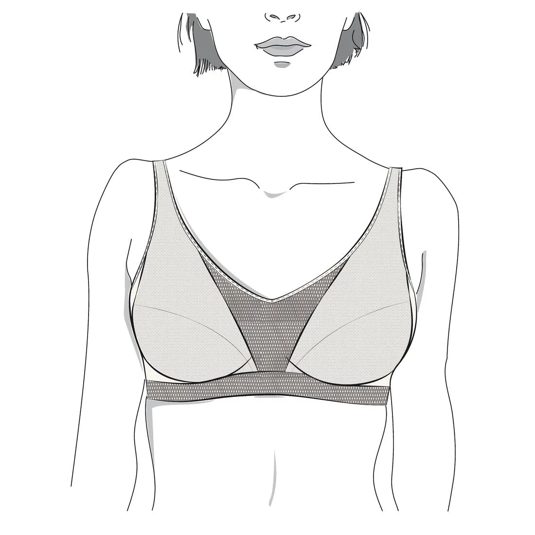 Women's High Support Convertible Strap Sports Bra