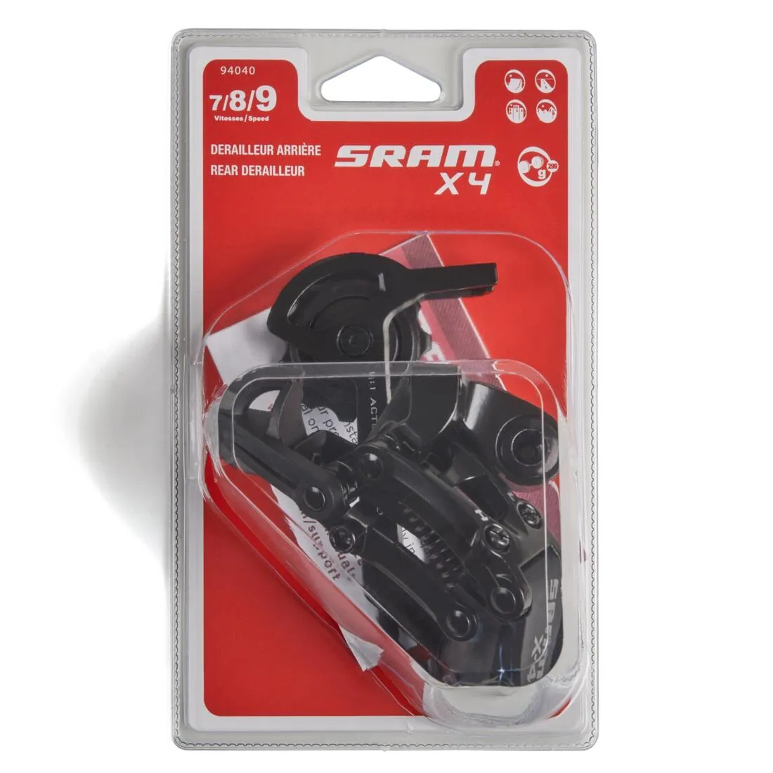 X4 7- to 9-Speed Rear Derailleur