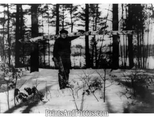 Yankees Babe Ruth in Woods  5375